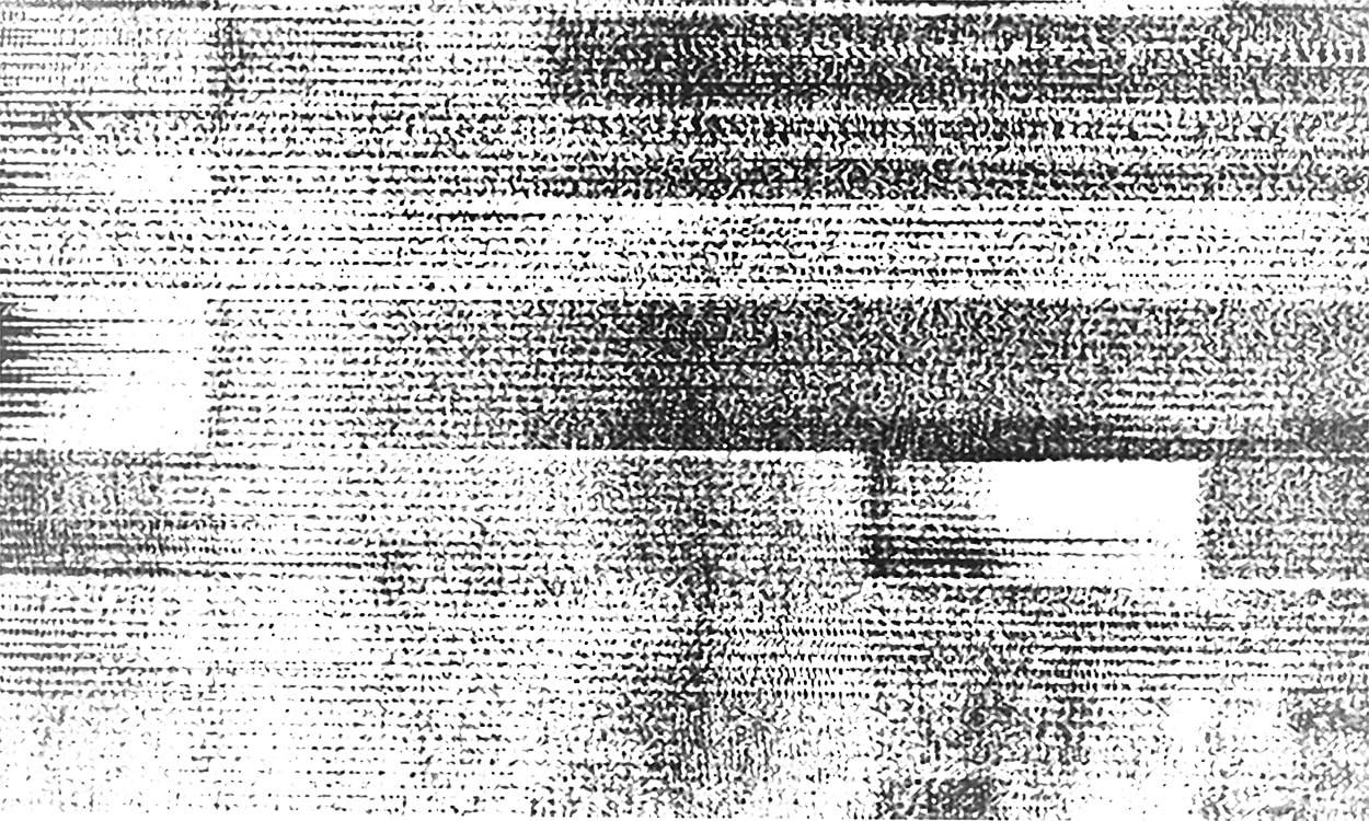 an abstract illustration of a tv glitch