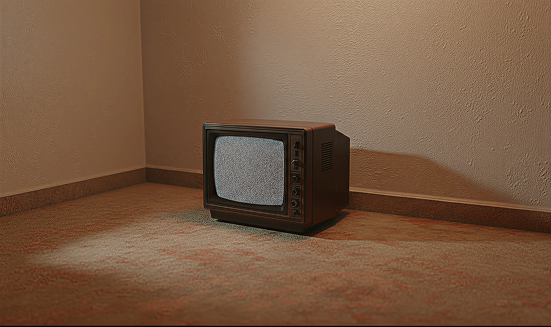 a TV in a room